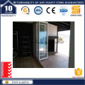 Aluminum Glass Balcony Bi-Folding Door with Thermal Break Profile